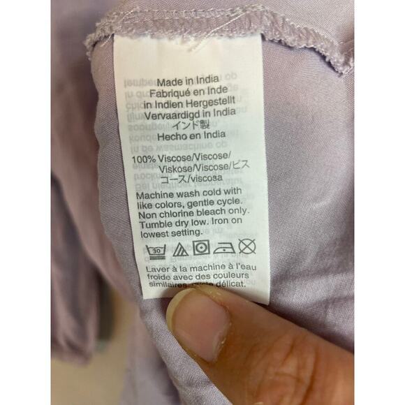 J crew lilac purple wrap top sice 2 - Picture 2 of 3